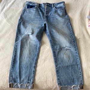 Gap boyfriend jeans (never worn)